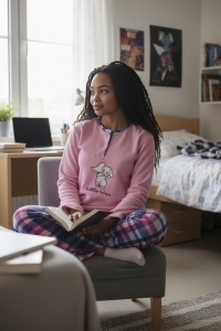 Pijama groasa din polar pentru dama COD PJ-366