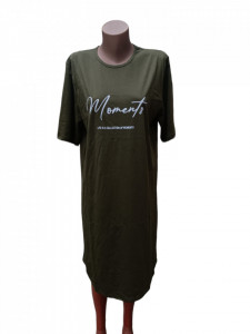 rochie dama cu maneca scurta cu buzunare cod n3420 - Img 2