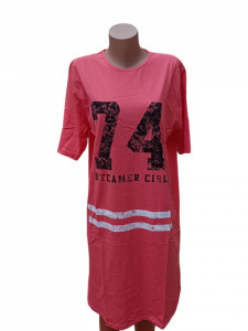 rochie dama cu maneca scurta cu buzunare cod n3430 - Img 2