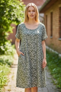 Rochie dama fabricatie Italia, croiala moderna, usoara si eleganta