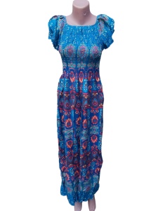 Rochie de vara cu diferite imprimeuri model nou cod x5736