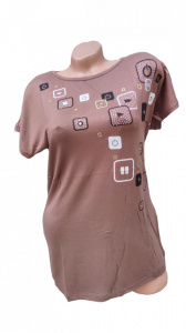 tricou dama cu maneca scurta cod m3340