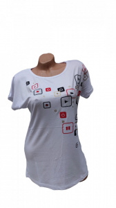 tricou dama cu maneca scurta cod m765