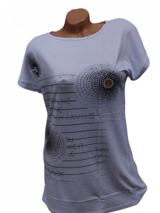 tricou dama cu maneca scurta cod m857