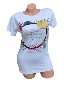 Tricou dama cu maneca scurta cod x0215 - Img 2