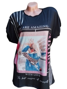 tricou dama cu maneca scurta cod x2431