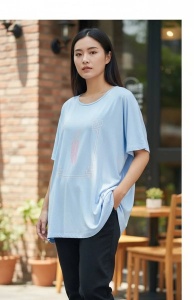 Tricou dama cu maneca scurta, marimi pana la 10xl