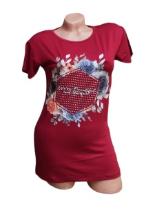 Tricou dama din bumbac model nou cod x1183
