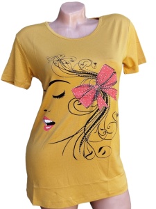 Tricou dama din bumbac model nou cod x2789