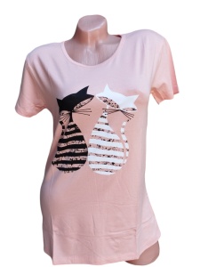 Tricou dama din bumbac model nou cod x2819