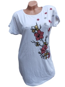 Tricou dama din bumbac model nou cod x2839