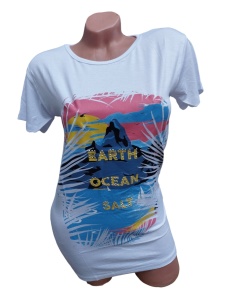 Tricou dama din bumbac model nou cod x2859