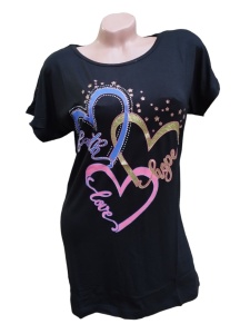 Tricou dama din bumbac model nou cod x2879