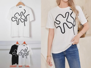 Tricou dama din bumbac model superb cod x5578