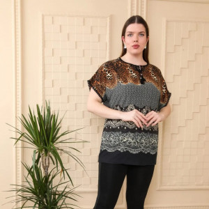 bluza dama cu maneca scurta cod n1639 - Img 1
