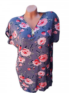 bluza dama eleganta cu maneca scurta model nou cod L20705 - Img 2