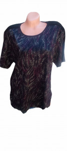 bluza dama eleganta cu maneca scurta model nou cod L20782 - Img 1