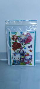 Felicitare cu floare si petale 3D lucrate manual cod k719 - Img 2