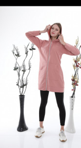 hanorac dama din bumbac model nou cod L8670 - Img 1
