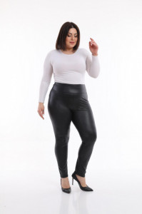 pantaloni calitativi imitatie piele cod m5039 - Img 1