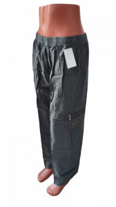 pantaloni ce imita inul cod 49904 - Img 2