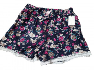 pantaloni scurti inflorati de dama model nou cod L22830 - Img 1
