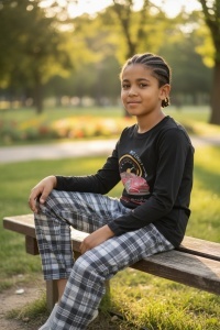 Pijama cu maneca lunga si pantaloni lungi din bumbac pentru copii COD PJ-114