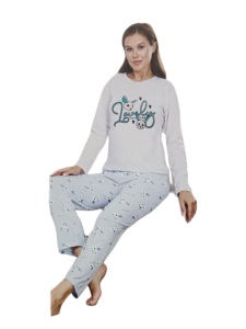 Pijama dama din bumbac cod x3969