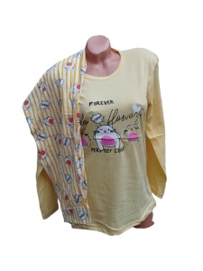 Pijama dama din bumbac cod x3979