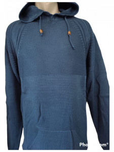 Pulover cu glugă pentru bărbați cod 47302 - Img 4
