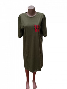 rochie dama cu maneca scurta cu buzunare cod n3441 - Img 2