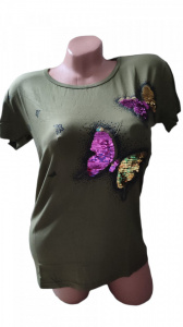 Tricou dama cu maneca scurta cod a1203