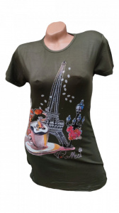 tricou dama cu maneca scurta cod m3256