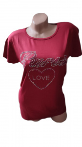 Tricou dama cu maneca scurta cod x0346 - Img 2