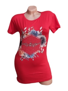 Tricou dama din bumbac model nou cod x1184