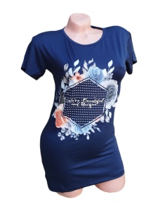 Tricou dama din bumbac model nou cod x1194