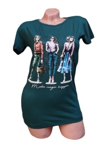 Tricou dama din bumbac model nou cod x1280