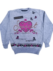 Bluza cu maneca lunga din bumbac pentru copii cod x10005