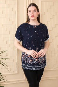bluza dama cu maneca scurta cod n1665 - Img 2