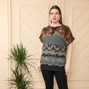 bluza dama cu maneca scurta cod n1667 - Img 1