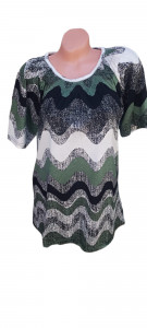 bluza dama eleganta cu maneca scurta model nou cod L20669 - Img 2