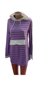 Hanorac bumbac de dama stil rochita cod x1481