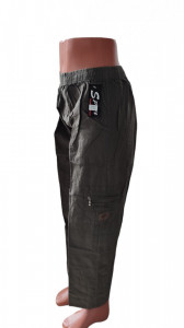 pantaloni ce imita inul cod a5330 - Img 2