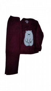 pijama copii cocolino cu maneca lunga cod m92 - Img 1