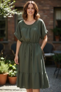 Rochie dama fabricatie Italia, croiala moderna, usoara si eleganta