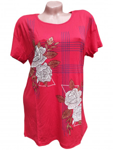 Tricou dama calitativ cu maneca scurta cod x0298 - Img 2