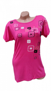 tricou dama cu maneca scurta cod m3341