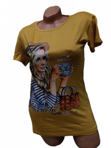 tricou dama cu maneca scurta cod m845