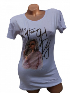 tricou dama cu maneca scurta cod m859