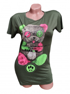 Tricou dama cu maneca scurta cod x0206 - Img 2
